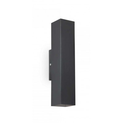SKY AP2 Nástěnné svítidlo, těleso kov, povrch černá, pro žárovku 2x28W, GU10, 230V, IP20, tř.1, rozměry 60x80x300mm, svítí nahoru/dolů.