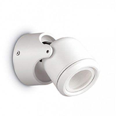 XENO Bodové přisazené venkovní svítidlo, reflektor, nastavitelný směr svícení, základna hliník, povrch lak, krycí sklo čiré, 1x28W, GU10, 230V, IP44,  tř.1. rozměry 90x110x135mm