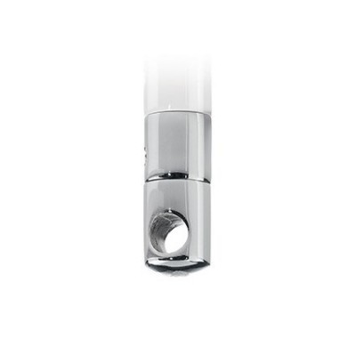 SUPPORTO CAVO Pomocná stropní příchytka, závěs kabelu svítidla, materiál kov, povrch chrom, d=15mm, h=30mm, průměr otvoru 9mm