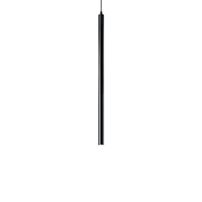 ULTRATHIN SP1 SMALL Závěsné bodové svítidlo, základna a těleso kov, povrch černá, bílá, chrom lesk, LED 12W, 760lm, teplá 3000K, 230V, IP20, tř.2, rozměry d=30mm, l=400mm, vč. závěsného kabelu l=1420mm, lze zkrátit
