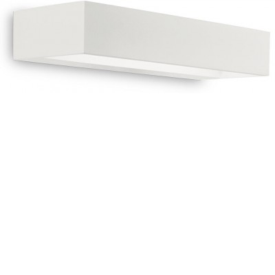 CUBE Nástěnné svítidlo, těleso hliník, povrch bílá mat, difuzor plast opál, LED 6W/600lm, 12W/1200lm, teplá 3000K, 230V, IP20, tř.1, rozměry dle typu, svítí nahoru/dolů.