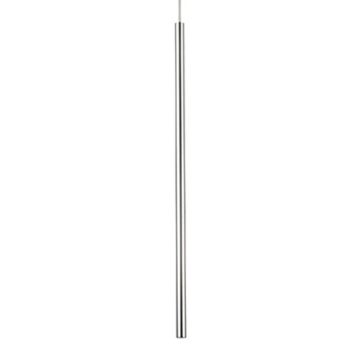 ULTRATHIN SP1 BIG Závěsné bodové svítidlo, základna a těleso kov, povrch chrom lesk, LED 12W, 760lm, teplá 3000K, 230V, IP20, tř.2, rozměry d=30mm, l=1000mm, vč. závěsného kabelu l=1860mm, lze zkrátit