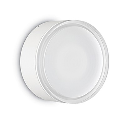 URANO Stropní přisazené svítidlo, těleso hliník, povrch práškový lak bílá mat, difuzor plast mat, pro LED, 1x15W, GX53, 230V, do koupelny IP44, tř.1. rozměry d=160mm h=75mm