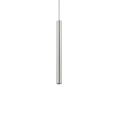 ULTRATHIN SP1 SMALL Závěsné bodové svítidlo, základna a těleso kov, povrch chrom lesk, LED 12W, 760lm, teplá 3000K, 230V, IP20, tř.2, rozměry d=30mm, l=400mm, vč. závěsného kabelu l=1420mm, lze zkrátit