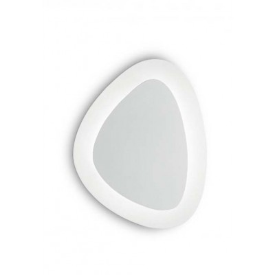 GINGLE Nástěnné svítidlo, těleso kov, povrch bílá, difuzor opál, LED 18W/1940lm, 26W/2580lm/ 34W/3550lm, teplá 3000K, 230V, IP20, tř.2, rozměry dle typu.
