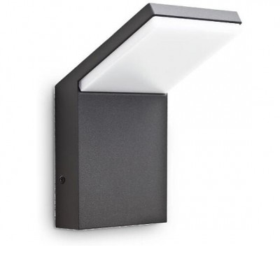 STYLE Venkovní nástěnné svítidlo, těleso hliník, povrch bílá/černá antracit/černá/šedá/kávová, difuzor plast opál, LED 8,5W, teplá 3000K/950lm, neutrální 4000K/1050lm, 230V, IP54, tř.1, rozměry 100x165x105mm.