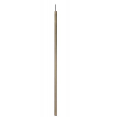 FILO Závěsné bodové svítidlo, základna kov, povrch mosaz, LED 3,5W, 220lm, teplá 2700K, 230V, IP20, rozměry d=15mm, h=705mm, vč. závěs. kabelu l=1500mm, lze zkrátit.