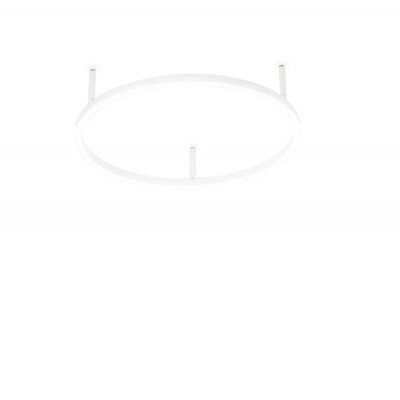 ORACLE Stropní přisazené svítidlo, těleso hliník, povrch bílá, difuzor plast opál, LED 29W, 2850lm, teplá 3000K, 230V, IP20, tř.2, rozměry d=500mm, h=70mm.