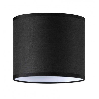 SET UP Stínítko svítidla, materiál plast a textil černá, rozměry d=700mm, h=360mm, závěs SAMOSTANĚ