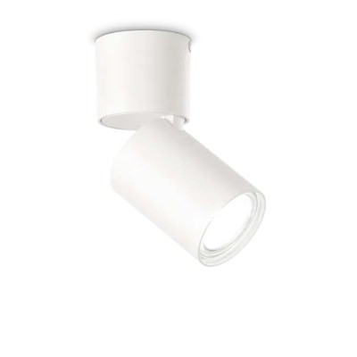 TOBY Stropní bodové svítidlo, nast. směr svícení, těleso hliník, povrch bílá, pro žárovku 1x35W, GU10, 230V, IP20, rozměry d=60mm, h=130mm.