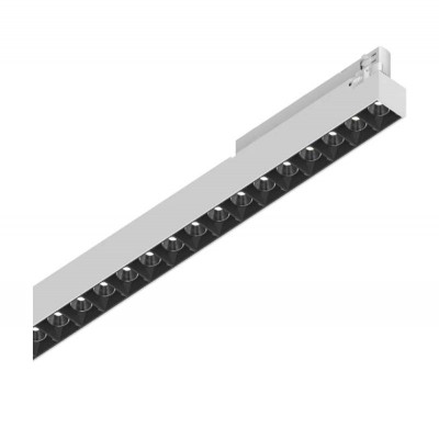 DISPLAY ACCENT Svítidlo do 3F lišty, buňkové, těleso hliník, povrch bílá, LED 14W, 1250lm,  teplá 2700K, vyzař. úhel 60°, UGR<16, Ra90, 230V, IP20, rozměry 535x71x32mm.