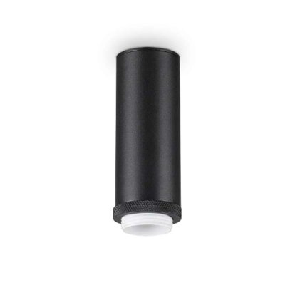 MIX UP Stropní přisazené svítidlo, těleso kov, povrch černá/bílá, pro žárovku 1x60W, E27, 230V, IP20, tř.2, rozměry d=50mm, h=129mm.