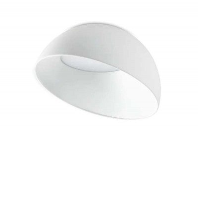 COROLLA Stoprní přisazené svítidlo SYMETRICKÉ / ASYMETRICKÉ, těleso kov, povrch bílá, difuzor plast opál, LED 24W, 2750lm, teplá 3000K, 230V, IP20, tř.2, rozměry dle typu.