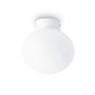 COTTON Stropní přisazené, základna kov, povrch bílá, difuzor sklo opál, pro žárovku 1x42W, E27 nebo 1x4W G9, 230V, IP20, tř.2, rozměry dle typu.