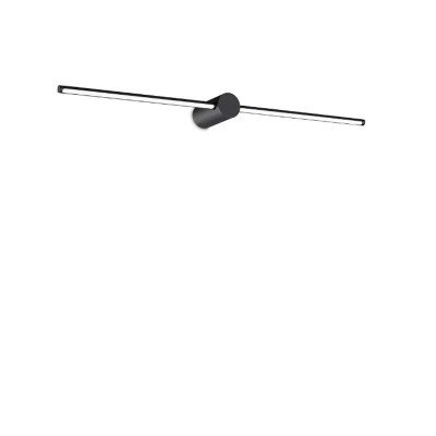 FILO Nástěnné svítidlo, základna kov, povrch černá/bílá/mosaz, difuzor plast opál, LED 13W/1400lm, 16W/1950lm, teplá 3000K, 230V, IP20, tř.2, rozměry dle typu, svítí dolů.
