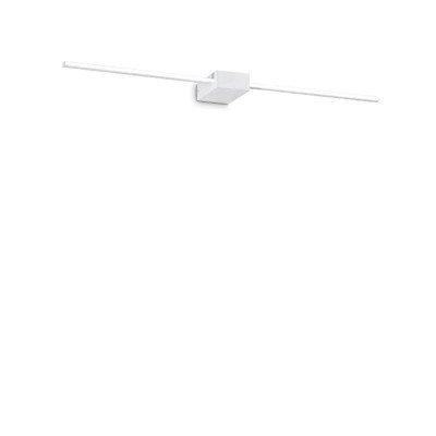THEO Nástěnné svítidlo nad zrcadlo, těleso hliník, povrch bílá, difuzor plast opál, LED 20,5W, 1350lm, teplá 3000K, 230V, IP20, tř.2, rozměry 1150x40x120mm.