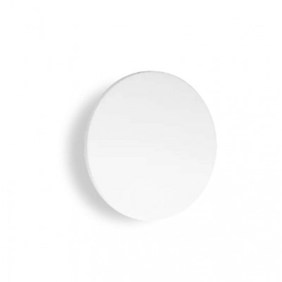 PUNTO Venkovní nástěnné svítidlo, nepřímé svícení, těleso hliník, povrch bílá, LED 9W, 950lm, teplá 3000K, 230V, IP54, tř.1, rozměry d=180mm.