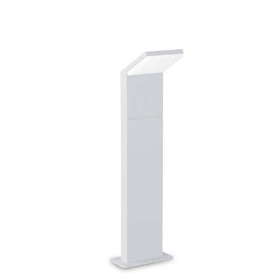 STYLE Sloupkové svítidlo, exteriérové, těleso hliník, povrch bílá, difuzor plast opál, LED 8,5W, 950lm, teplá 3000K, 230V, IP54, tř.1, rozměry 139x500x125mm.