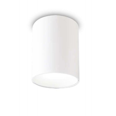 NITRO Stropní, přisazené bodové svítidlo, těleso hliník, povrch bílá, LED 10W, 900lm, teplá 2700K, vyzař. úhel 28°, Ra90, 230V, IP20, rozměry d=80mm, h=105mm.