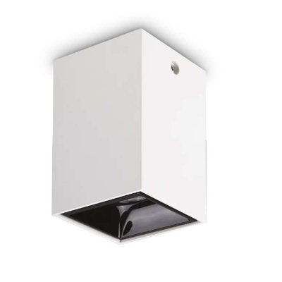 NITRO Stropní, přisazené bodové svítidlo, těleso hliník, povrch bílá, LED 25W, 2350lm, teplá 3000K, vyzař. úhel 33°, Ra90, 230V, IP20, rozměry 97x97x120mm.