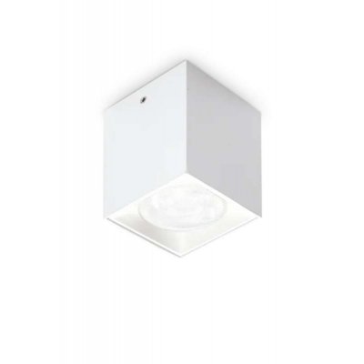 NITRO DOT Stropní, přisazené bodové svítidlo, těleso hliník, povrch bílá, LED 5W, 370lm, teplá 3000K, vyzař. úhel 40°, Ra90, 230V, IP20, rozměry 42x42x52mm.
