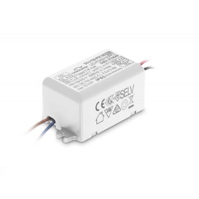 ROCKET ULTRAMINI Napájecí zdroj konstatního proudu pro LED 3W, 700mA, 230V, IP65, rozměry 45x20x30mm.