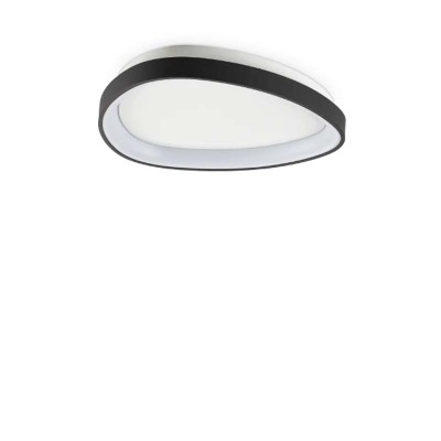 GEMINI Stropní přisazené svítidlo, těleso hliník, povrch bílá/černá/mosaz, difuzor plast opál, LED 24W/28W/30W/42W, teplá 2700K/3000K, stmív. dle typu, 230V, IP20, tř.1, rozměry dle typu.