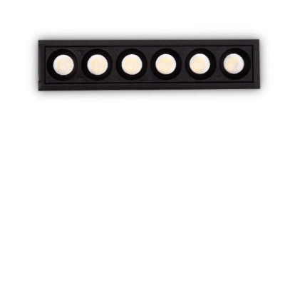 LIKA Stropní podhledové bodové buňkové svítidlo, těleso hliník, povrch černá/bílá, LED 10W/20W, teplá 2700K/3000K/neutrální 4000K, Ra80, 230V, IP20, tř.2, rozměry dle typu.