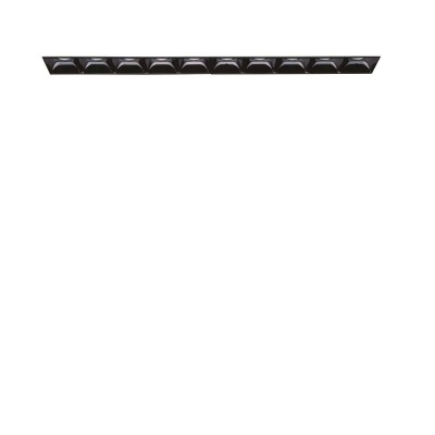 LIKA Stropní podhledové bodové buňkové bezrámečkové svítidlo, těleso hliník, povrch černá, LED 5,5W/12W/20W, teplá 2700K, Ra80, 230V, IP20, tř.2, rozměry dle typu.