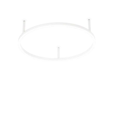 ORACLE Stropní přisazené svítidlo, těleso hliník, povrch bílá, difuzor plast opál, LED 53W, 5350lm, neutrální 4000K, 230V, IP20, tř.2, rozměry d=900mm, h=70mm.