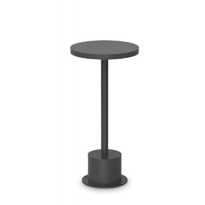 TOFFEE Stolní venkovní lampa, těleso hliník, povrch černá, difuzor plast opál, LED 11W, 1200lm, teplá 3000K, nabíjení USB-C, výdrž cca 4 hodiny, IP65, rozměry d=160mm, h=250mm.