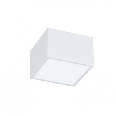 CANTO Stropní svítidlo, kov, bílá, dif plast opál, LED 12W, 840lm, smart TUYA, Matter, Zigbee 3.0., dálk ovl. (součástí) nebo mob. tel CCT nast teplota teplá 2700K-denní 6500K, stmív, 230V, 150x150x100mm