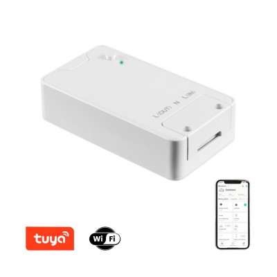 SMART TUYA 1x16A, 230V, IP20 Spínací jednotka, 1 kontakt, Tuya, WiFi, 1x16A, 1x3680W, 230V, IP20, plast bílá, rozměry 75x41x19mm