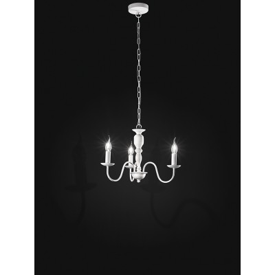 DALE Závěsné svítidlo, lustr, 3 ramena, těleso kov, povrch bílá mat, pro žárovku 3x40W, E14, 230V, IP20, rozměry d=470mm, h=320mm, vč závěs řetězu h=1500mm, lze zkrátit.10518-6264 B-c01.jpg