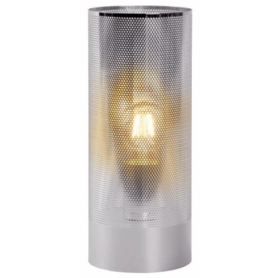 BELI Stolní dekorativní lampa, základna kov, difuzor kov, pro žárovku 1x60W, E27, 230W, IP20, tř.2. rozměry 120x120x300mm, vypínač na kabelu.