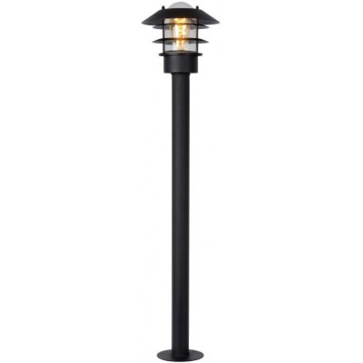 ZICO Sloupkové venkovní svítidlo, těleso kov, povrch černá, pro žárovku 1x60W, E27, 230V, IP44, rozměry d=218mm, h=1000mm.