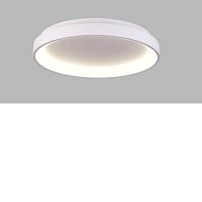 BELLA SLIM LED 38W, 60W Stropní přisazené svítidlo, těleso hliník, povrch bílá/černá/kávová/zlatá, difuzor plast opál, LED 20W/38W/48W/60W, CCT teplá 3000K, neutrální 4000K, stmív. dle typu, 230V, IP20, rozměry dle typu.