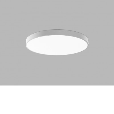 MONO SLIM 80, W Stropní svítidlo, těleso hliník, povrch bílá, difuzor plast opál, LED 80W, 5600lm, přepín. CCT teplá 3000K-neutrální 4000K, stmív. Casambi, 230V, IP20, rozměry d=800mm, h=60mm.