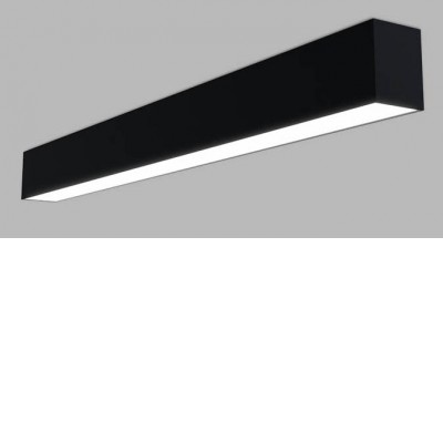 LINO II Stropní svítidlo, těleso hliník, povrch bílá, nebo černá, difuzor mikroprisma , LED 1LED 24W, 32W, 49W, přepínatelná, nebo CCT-TW 3000K/3500K/4000K, stmív DALI/DIM, 230V, IP20, tř.1, rozměry dle typu
