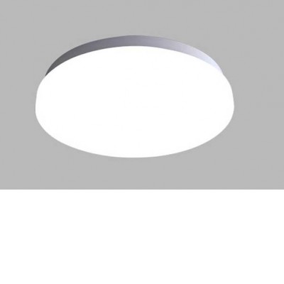 JOTA VÝPRODEJ Stropní přisazené svítidlo, těleso plast, povrch bílá, difuzor plast opál, LED 18W, 1650lm, přepín teplota CCT teplá 3000K, neutrální 4000K, denní 6000K, 230V, IP44, rozměry d=330mm, h=58m