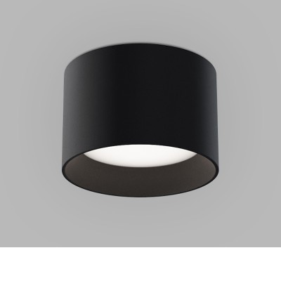 ZETA Stropní, přisazené svítidlo, těleso kov, povrch černá/bílá, dif plast opál, LED 8W/15W, přepín. CCT teplota teplá 3000K-neutrální 4000K, stmív. DALI-PUSH/TRIAC dle typu, 230V, IP20, rozměry dle typu.
