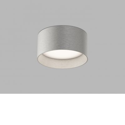 ZETA ON Stropní, přisazené svítidlo, těleso kov, povrch nikl, LED 20W, 1800lm, TW nast. CCT teplota teplá 3000K-neutrální 4000K, stmív. DALI, 230V, IP20, rozměry d=175mm, h=75mm.