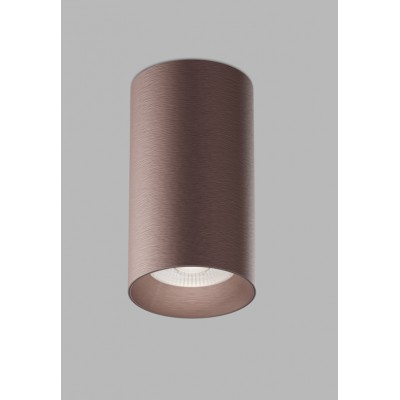 TINY II L, CF Stropní, bodové svítidlo, těleso kov, povrch kávová, LED 8W, 720lm, teplá 2700K, stmív. DALI/PUSH, vyzař. úhel 38°, Ra90, 230V, IP20, rozměry d=75mm, h=134mm