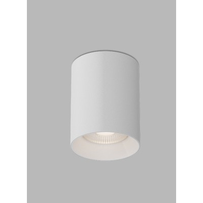 TINY Stropní, bodové svítidlo, těleso kov, povrch bílá, LED 11W, 970lm, teplá 3000K, stmív. TRIAC, 230V, IP20, rozměry d=75mm, h=134mm.