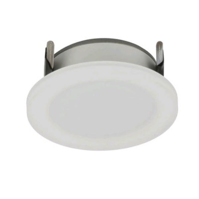 STATIC LED 7W IP44 Podhledové, stropní svítidlo, těleso hliník, povrch bílá, difuzor PMMA opál, LED 7W, 700lm, teplá 3000K, 230V, do koupelny IP44, tř.2, rozměry d=92mm, h=40mm