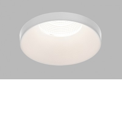 SPOT II A Stropní podhledové bodové svítidlo, hliník, bílá, LED 9W, 735lm, nast. teplota CCT teplá 3000K-neutrální 4000K, stmív. TRIAC, vyzař. úhel 60°, UGR<19, Ra90, 230V, do koupelny IP44, d=82mm, h=61mm.