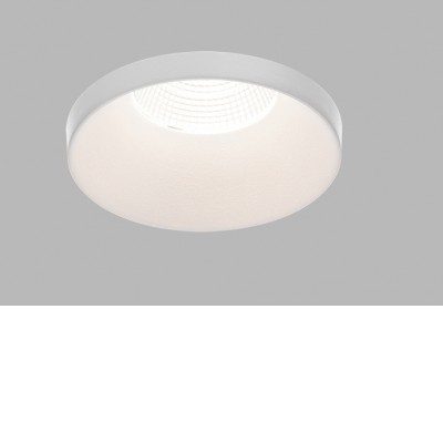 SPOT II A Stropní podhledové bodové svítidlo, těleso hliník, bílá, LED 9W, 735lm, teplá 2700K, stmív. TRIAC, vyzař. úhel 60°, UGR<19, Ra90, 230V, do koupelny IP44, rozměry d=82mm, h=61mm.