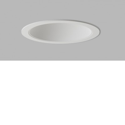 ZENO Stropní podhledové svítidlo, hliník, bílá, LED 10W, 900lm, nast. teplota CCT teplá 3000K-denní 5000K, stmív. TRIAC, vyzař. úhel 90°, UGR<19, Ra80, 230V, IP54, rozměry d=102mm, h=51mm.