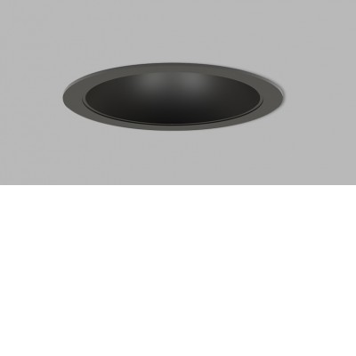 ZENO Stropní podhledové svítidlo, hliník, černá/bílá, LED 10W, 760lm/900lm, nast. teplota CCT teplá 3000K-denní 5000K, stmív. dle typu, vyzař. úhel 90°, UGR<19, Ra80, 230V, IP54, rozměry d=102mm, h=51mm.