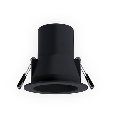 ZERO Stropní podhledové bodové svítidlo, těleso plast černá/bílá, LED 6W/660lm, 8W/880lm, CCT přepínatelná. teplota teplá 3000K-neutr 4000K, Ra90, stmív. TRIAC, 230V, do koupelny IP54, rozměry dle typu.